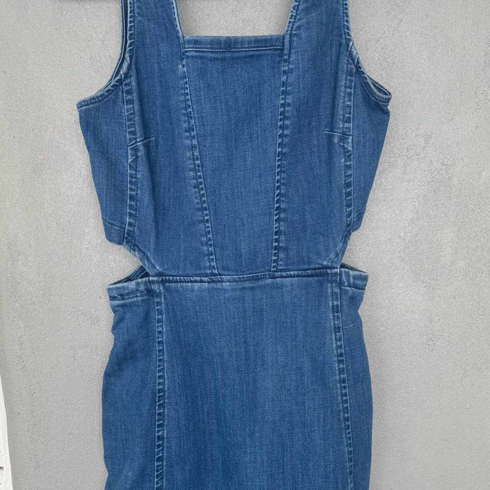 MADEWELL cutout denim mini